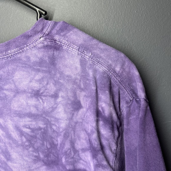 The Mountain Dead Stock Purple Indian Native American Wolf Eyes Tye Dye Tee L - Picture 5 of 7